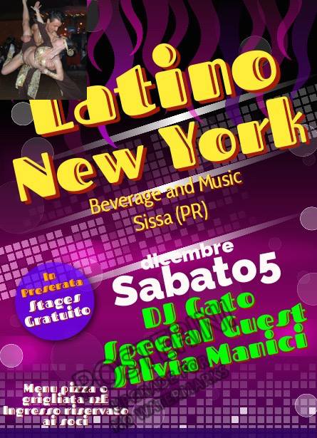 Serata Latina al New York !!!!!