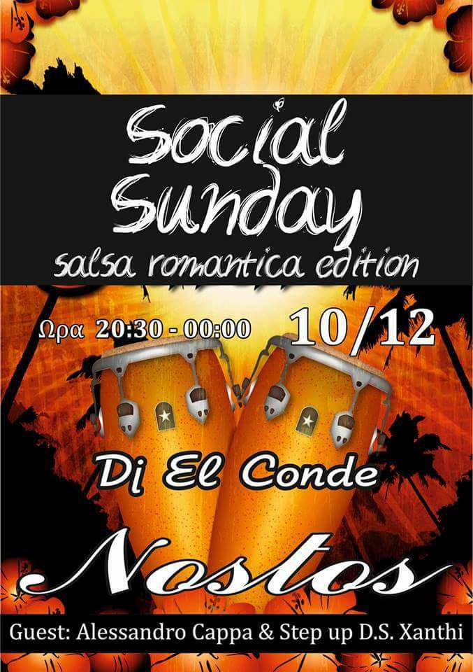 Social Sunday & Salsa Romantica Night Edition