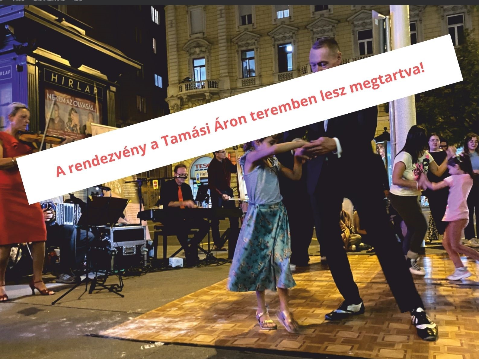 Tangó mindenkinek! koncert-show-tánctanítás-utcatánc