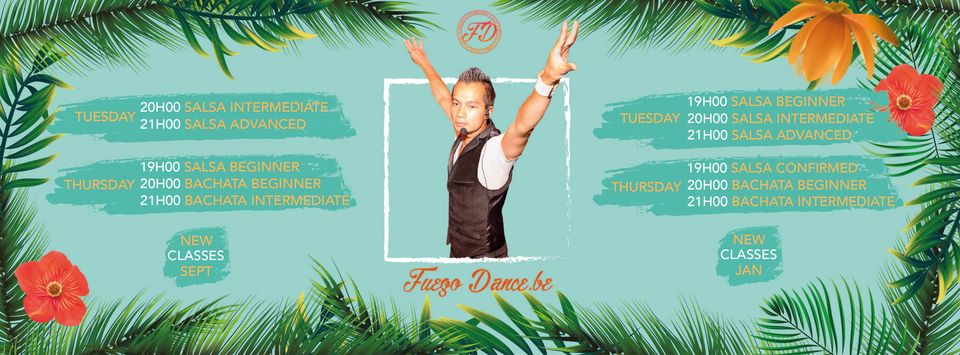 Salsa & Bachata NEW classes Nouveaux Cours by Fuegodance .be