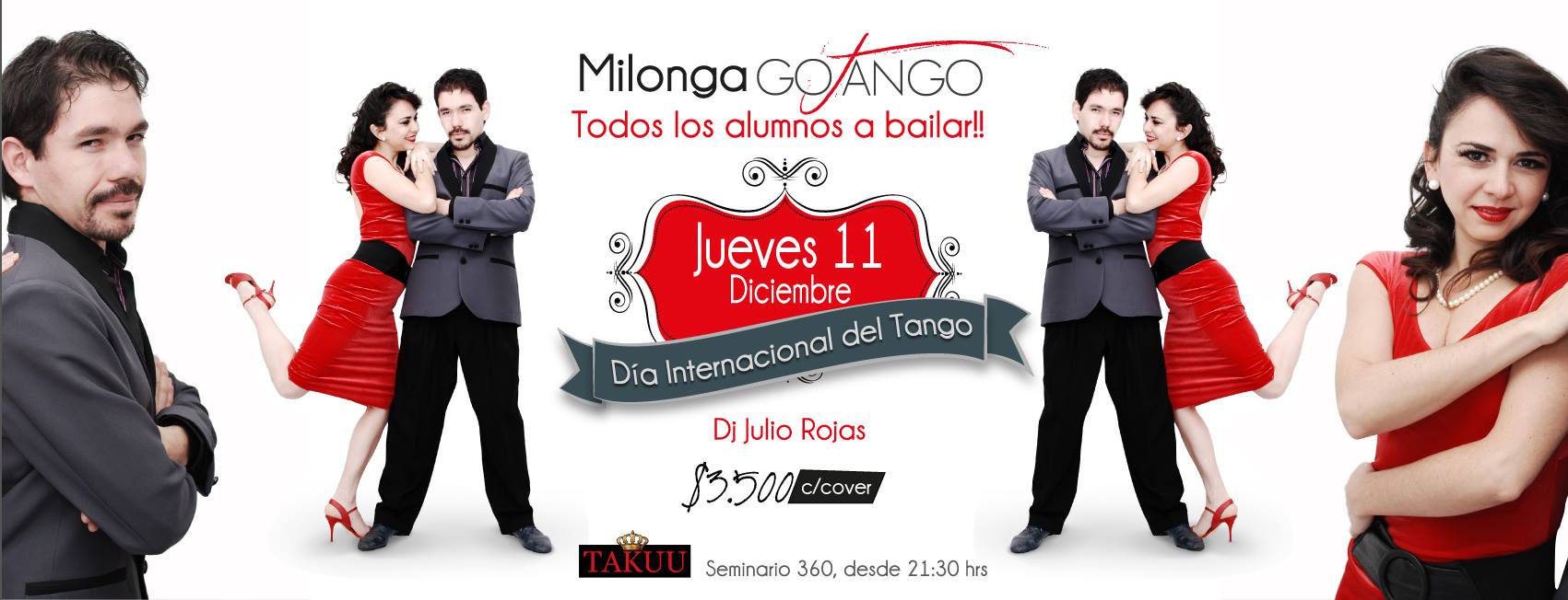 Milonga GOTANGO.. Día Internacional del TANGO