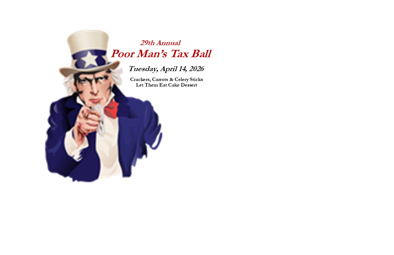 29th Annual Poor Man's Tax Ball