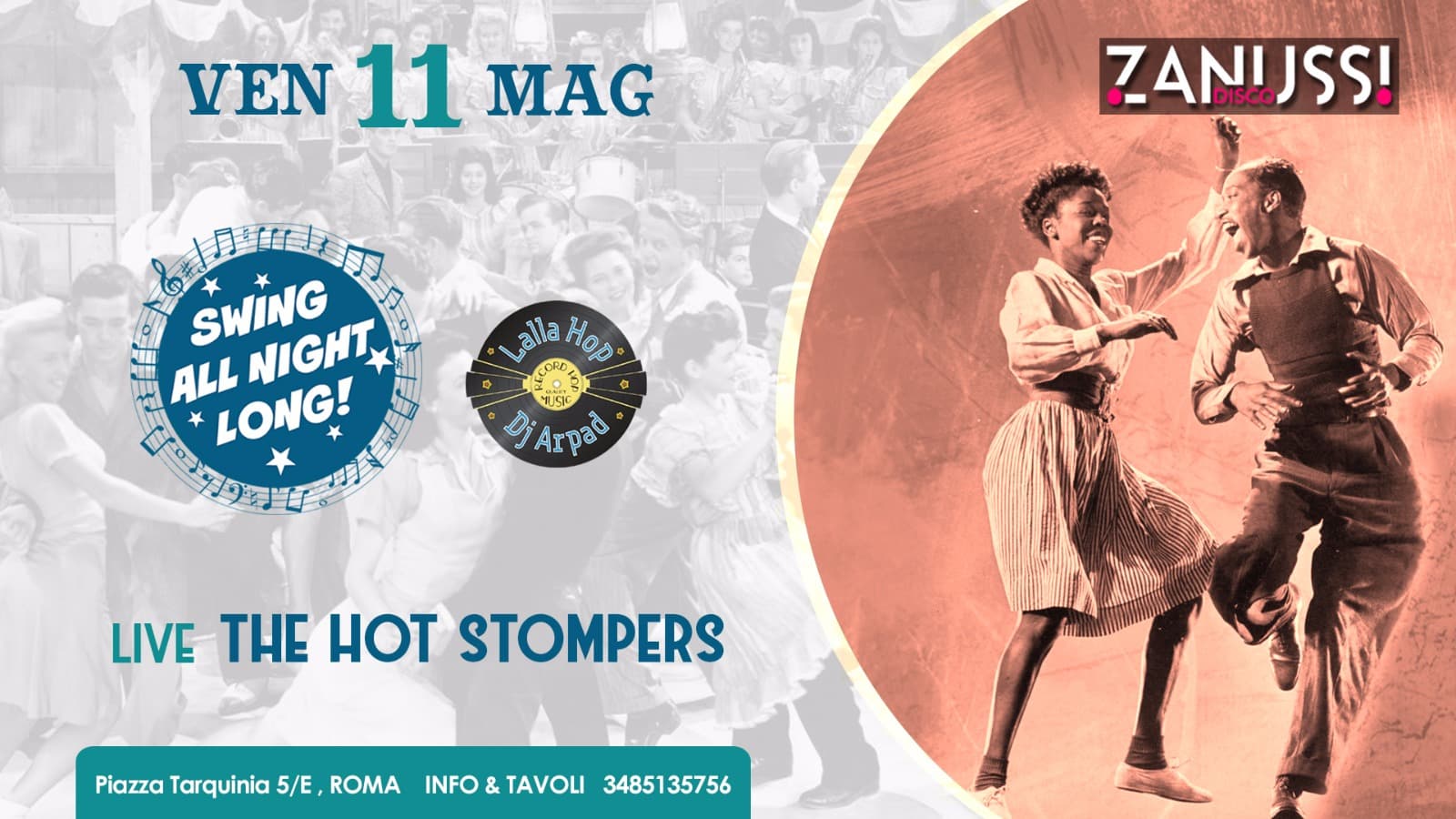 Swing All Night Long! Zanussi - Roma 11 maggio 2018