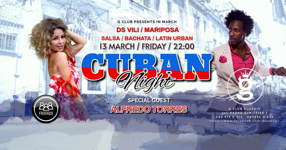 🔥💃 CUBAN NIGHT@ G DS Vili Mariposa & Alfredo Torres 🔥💃