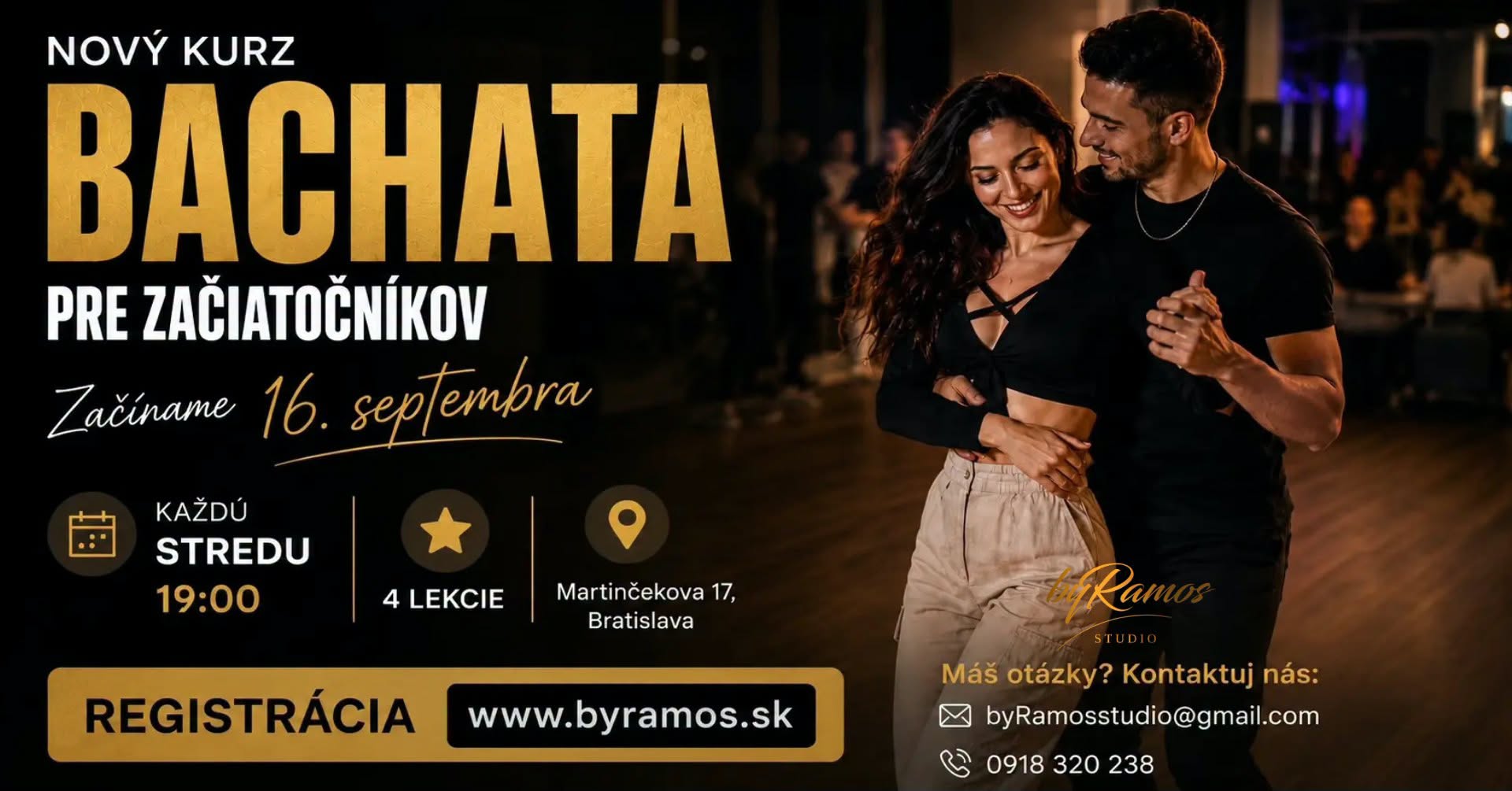 Nový Kurz Bachata Pre Začiatočníkov!