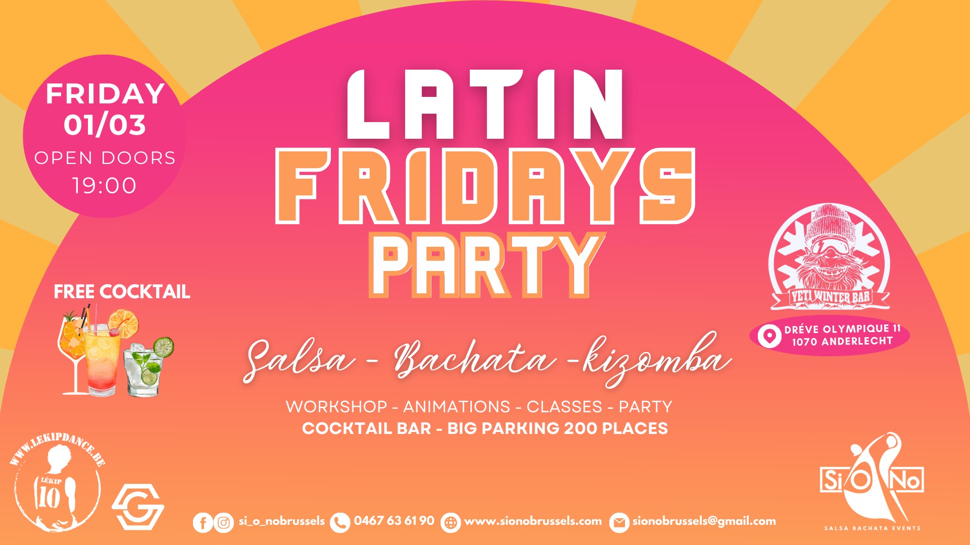 Latin Friday Party x Yeti Bar