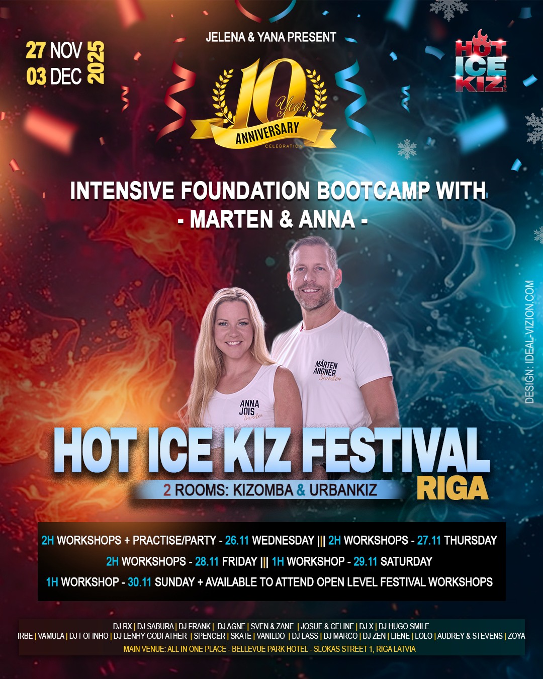 Urbankiz bootcamp for beginners with Marten & Anna