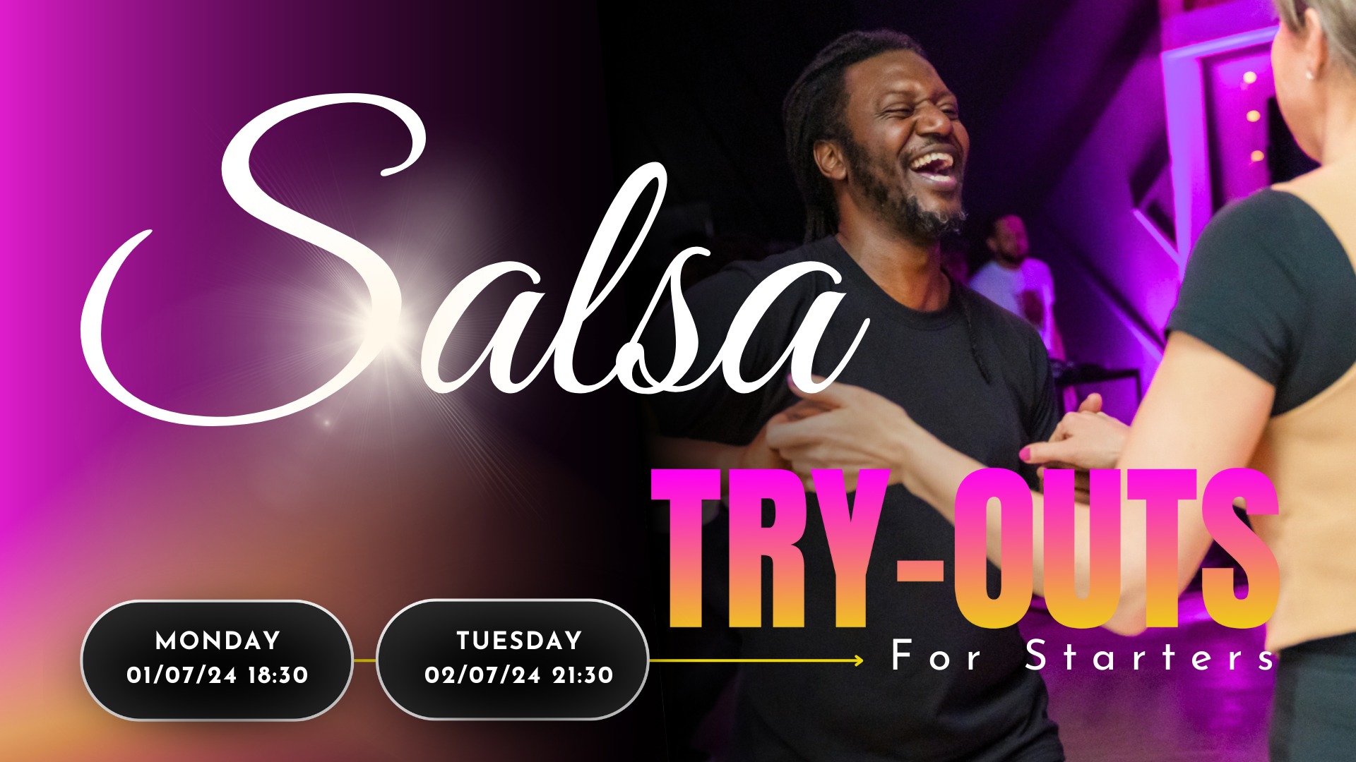 Summer Salsa Starter Try-outs 1 7 and 2 7