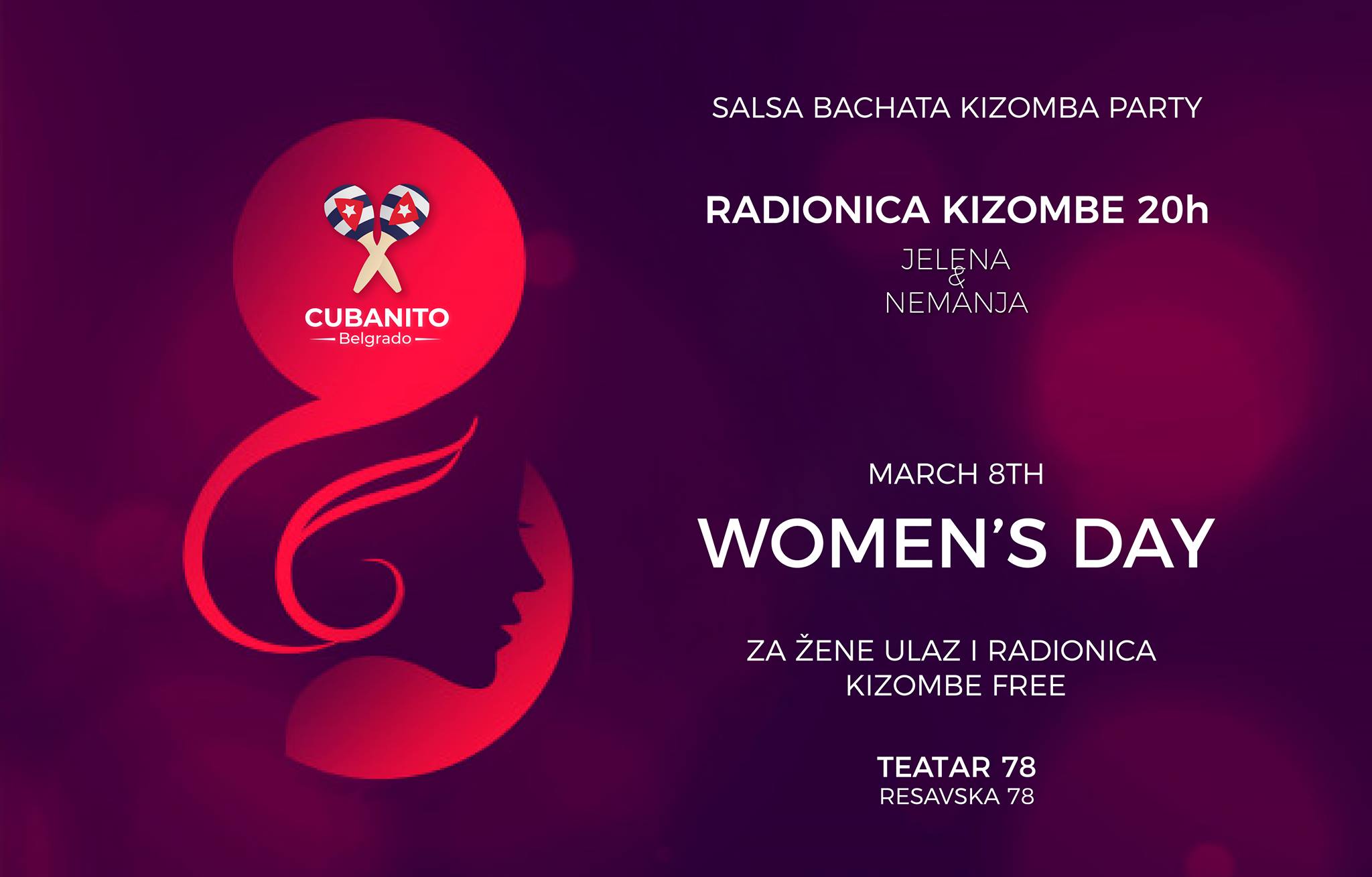 Teatar 78, 8. Mart. Radionica + Žurka
