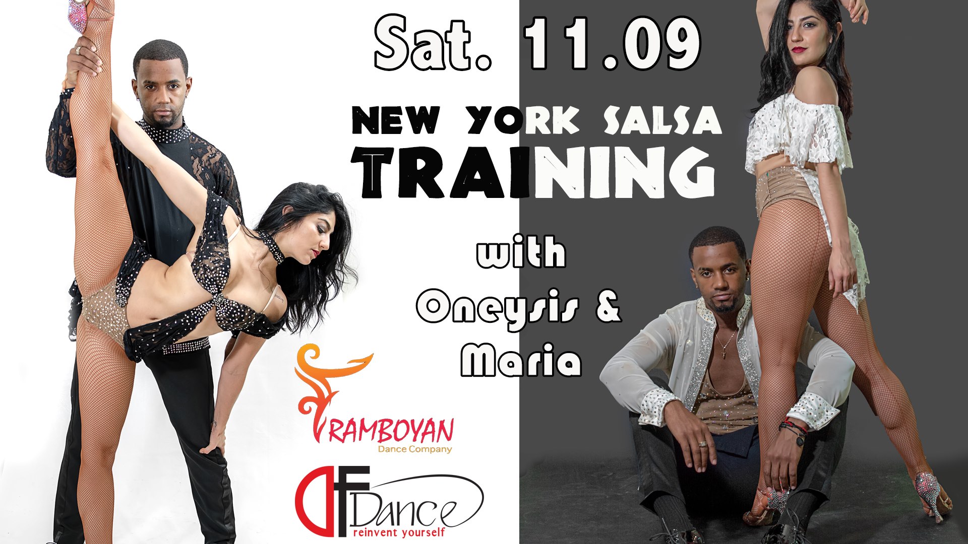 New York Salsa Training with Oneysis & Maria from Framboyan!