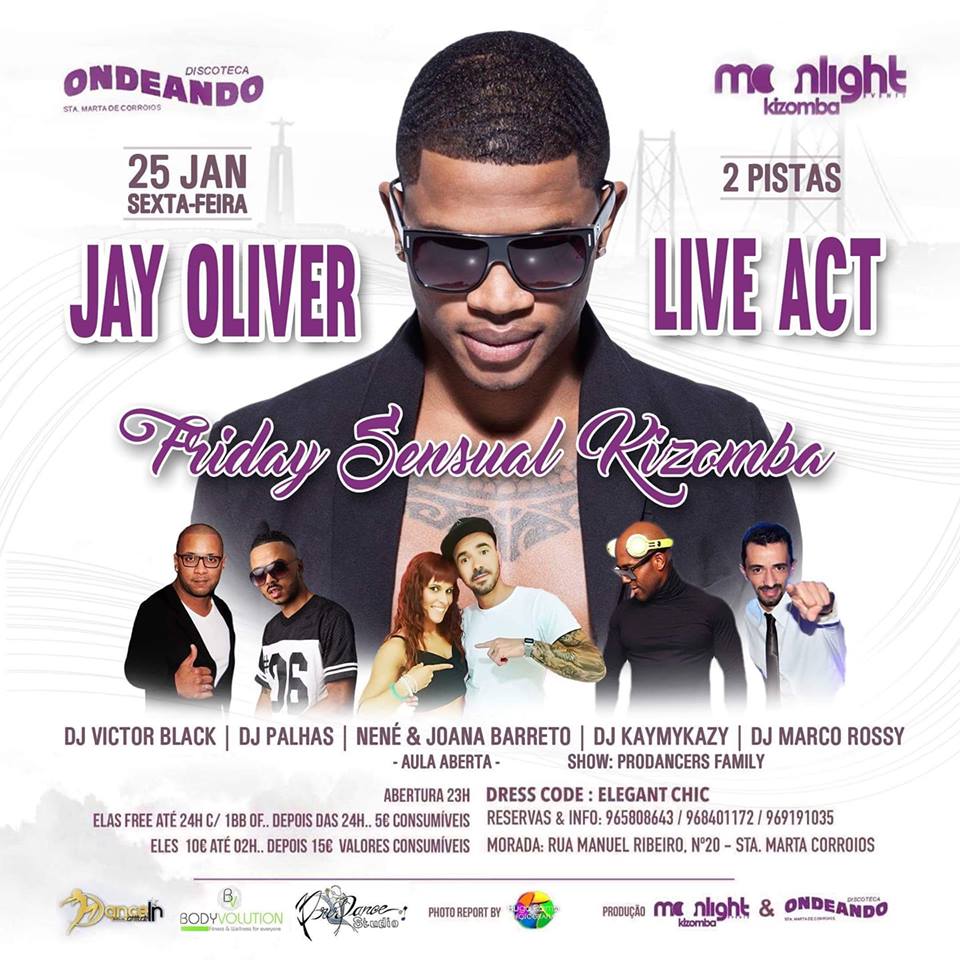 Moonlight & Ondeando Jay Oliver "Friday Sensual Kizomba" 6ª 25 1