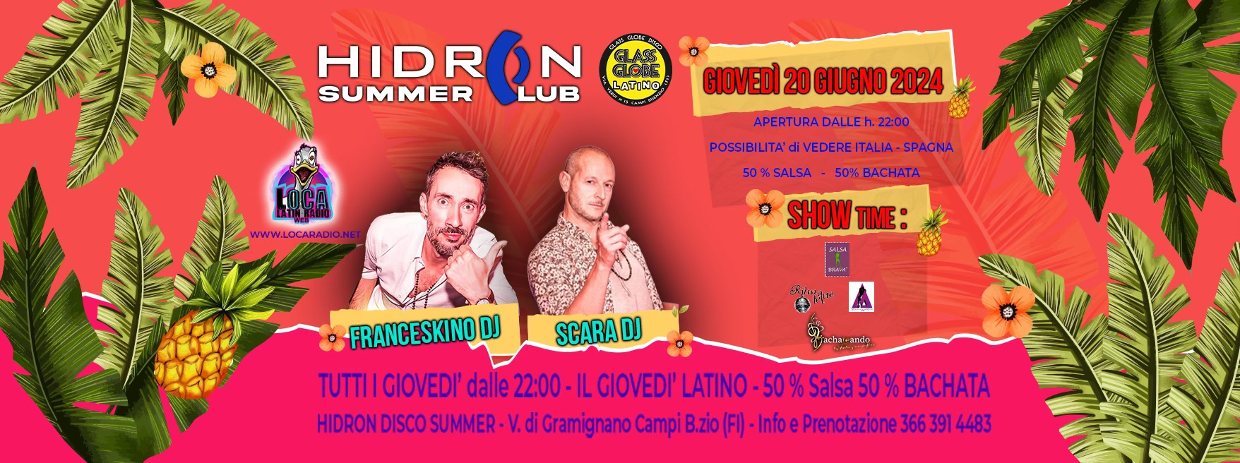 HIDRON LATINO Il Giovedì 2024 - 20 Giugno '24