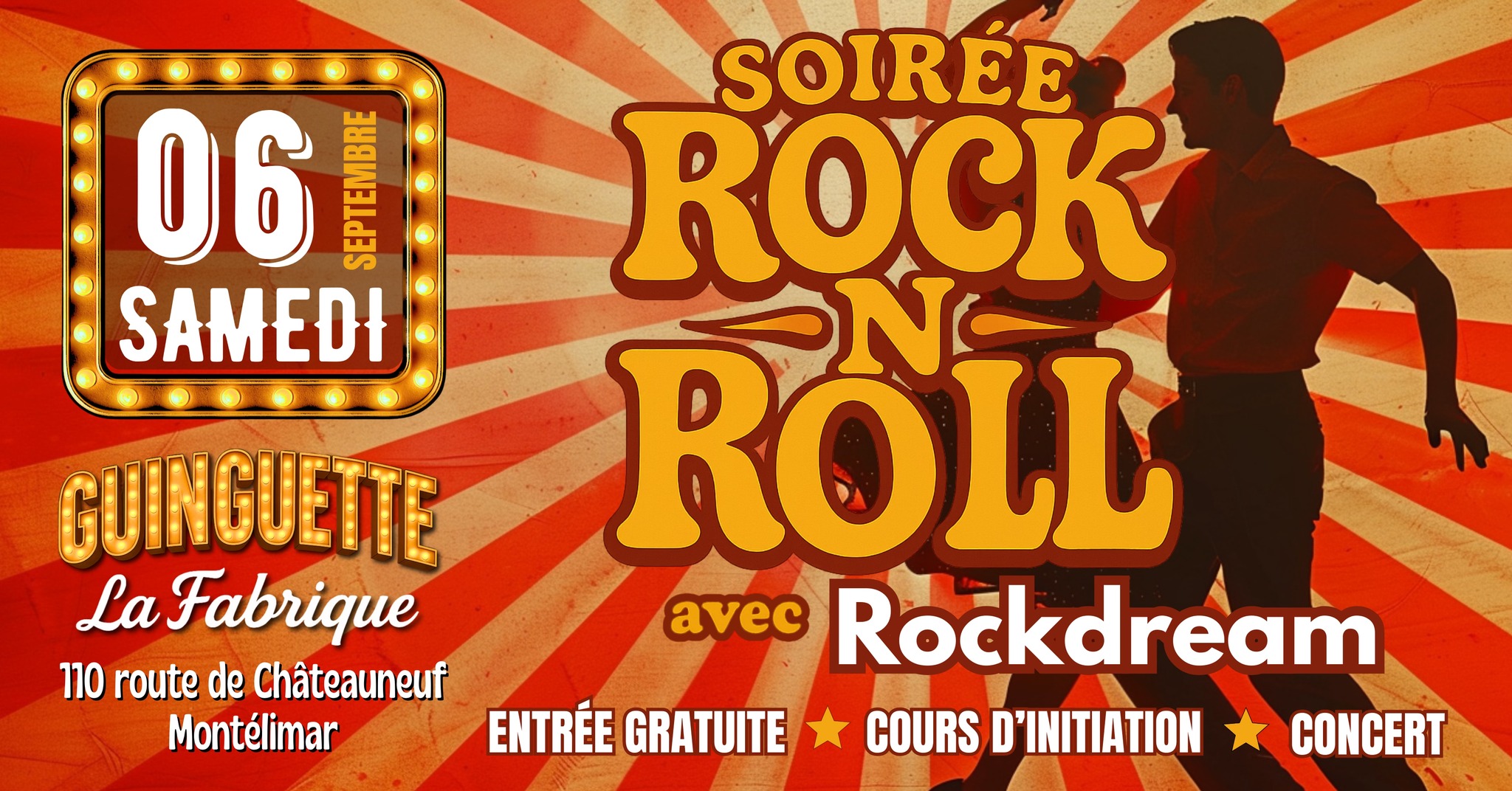 ๐๐๐๐๐ฬ๐ ๐๐๐๐ ๐โ ๐๐๐๐ avec Rockdream๐๏ธโชGuinguette La Fabrique