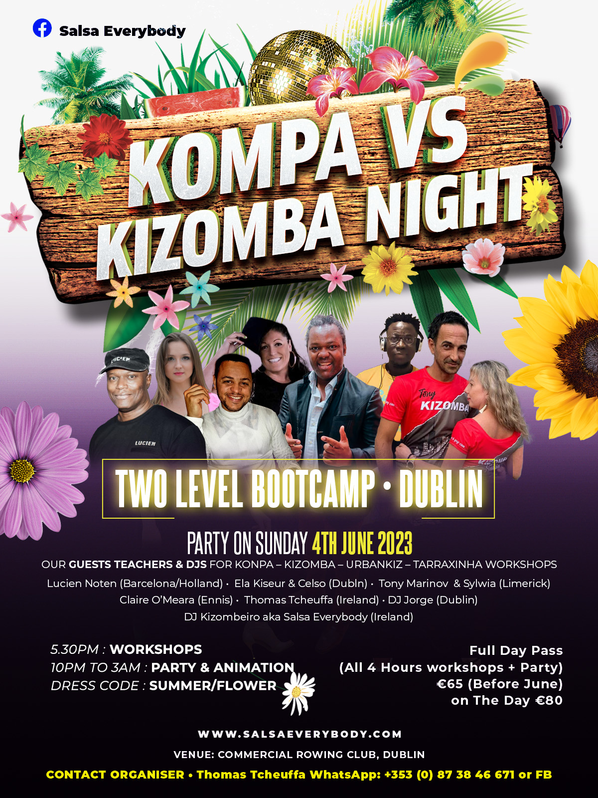 #KONPA vs #KIZOMBA NIGHT DUBLIN (BOOTCAMP & PARTY)