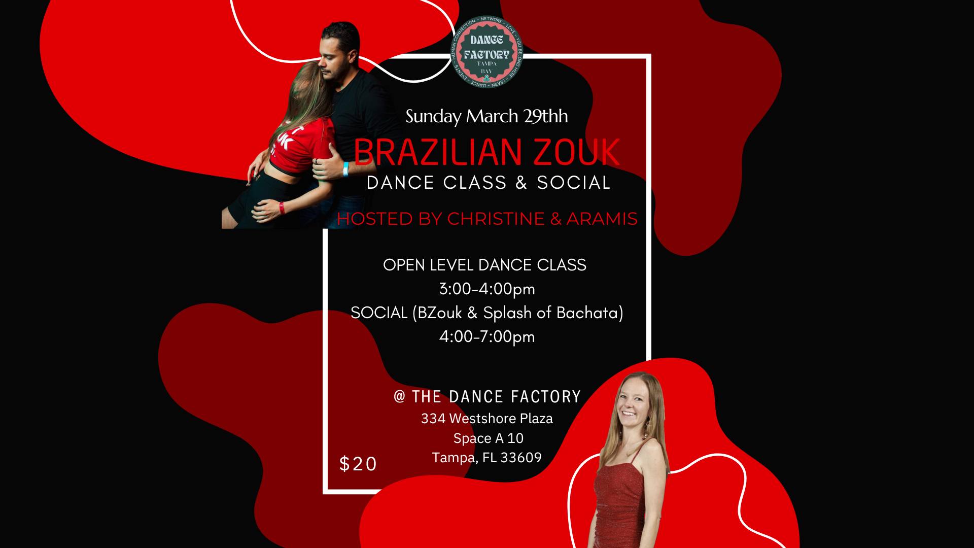 Brazilian Zouk Social & Dance Class!