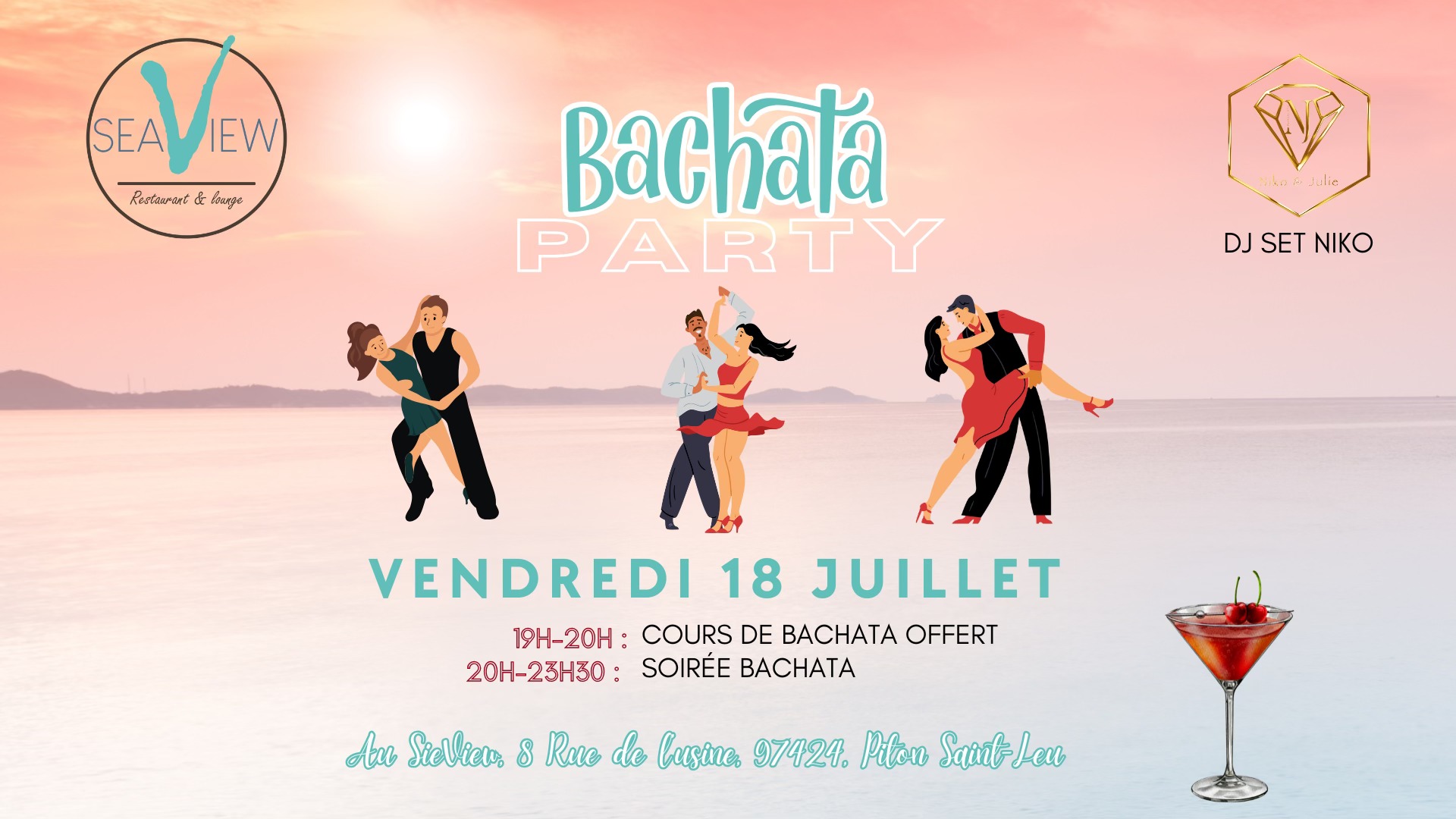 Soirée BACHATA au Seaview - Vendredi 18 Avril