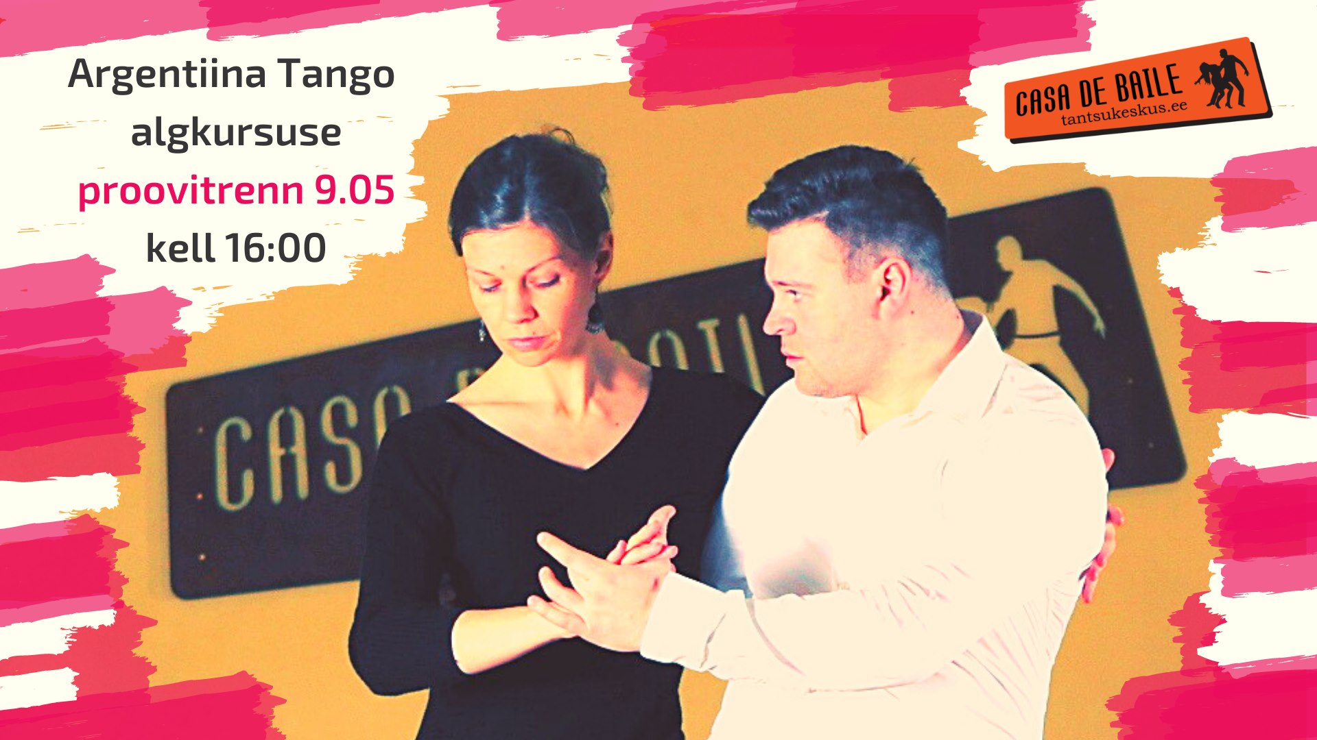 Tule Argentiina Tango algkursuse proovitrenni Casa de Bailesse