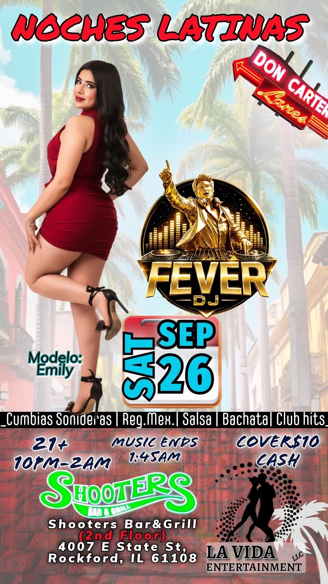 Noches Latinas - Sab SEP 26