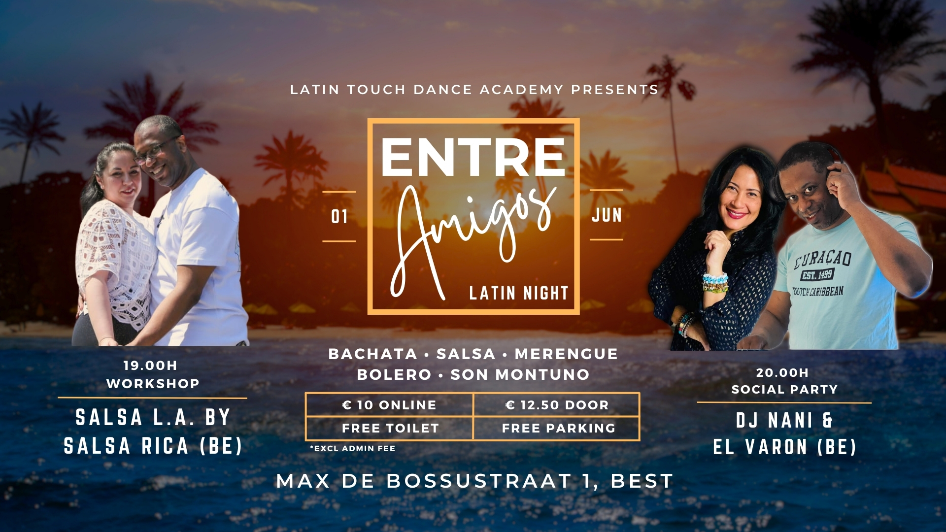 ENTRE AMIGOS LATIN NIGHT SALSA LA WORKSHOP AND SOCIAL WITH DJ EL VARON & DJ NANI