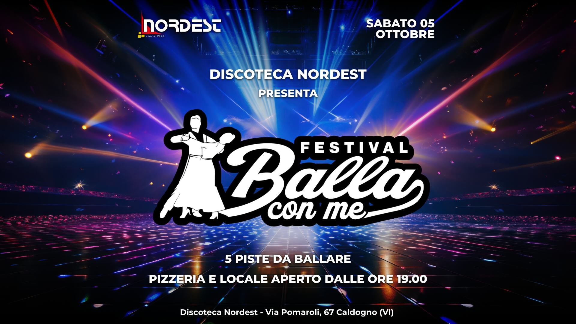 ๐ ๐๐๐๐๐ ๐๐จ๐ง ๐๐!๐บ Il Festival per chi ama ballare alla Discoteca Nordest - Caldogno (Vi)