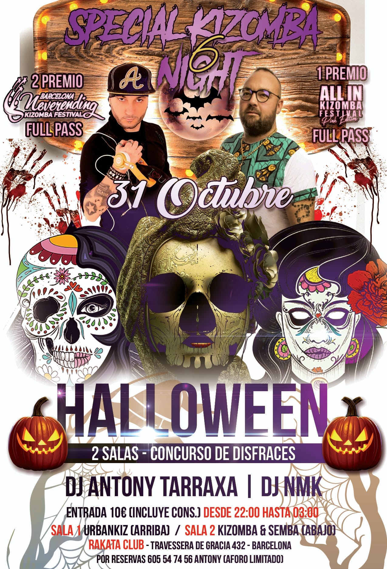 Special Halloween Kizomba Barcelona