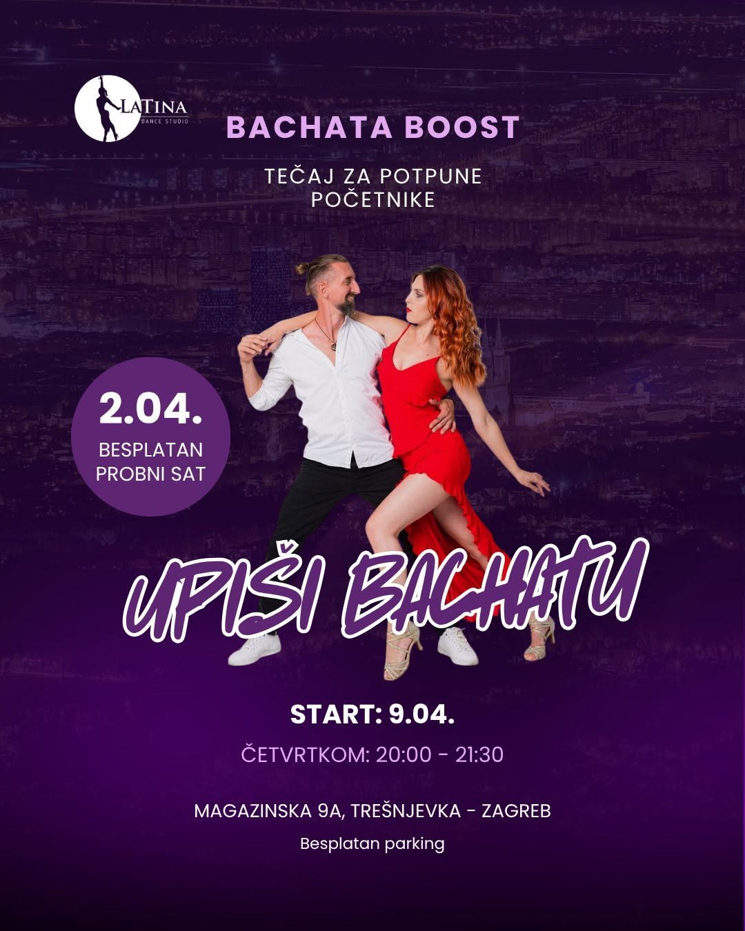 BESPLATAN SAT BACHATE ZA POČETNIKE