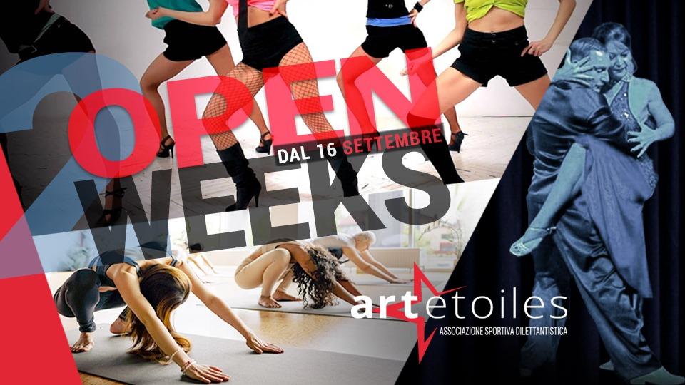 ARTETOILES dal 16 sett 2 SETTIMANE OPEN DI LEZIONI