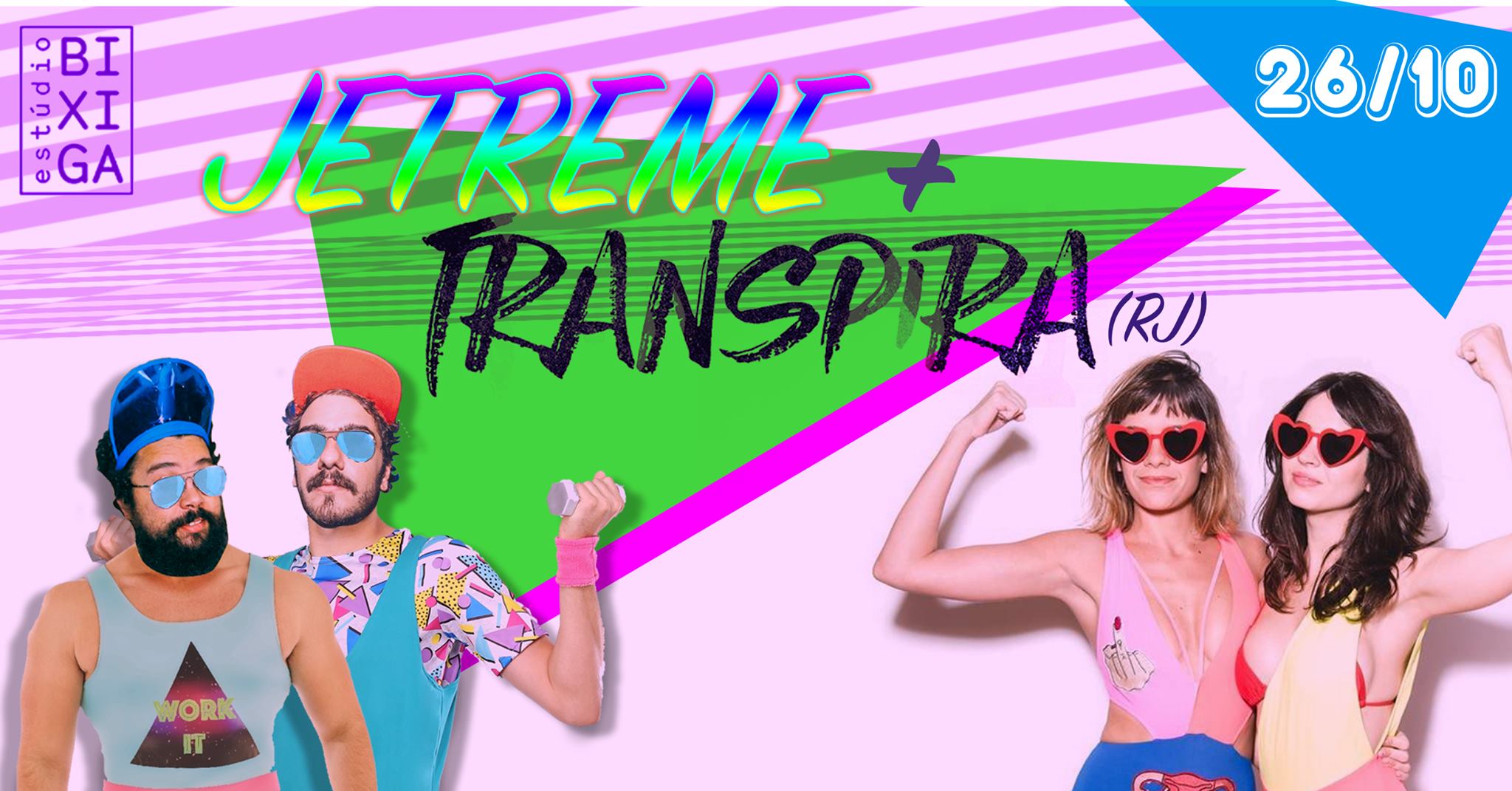 Je Treme e Transpira (RJ) no Estudio Bixiga