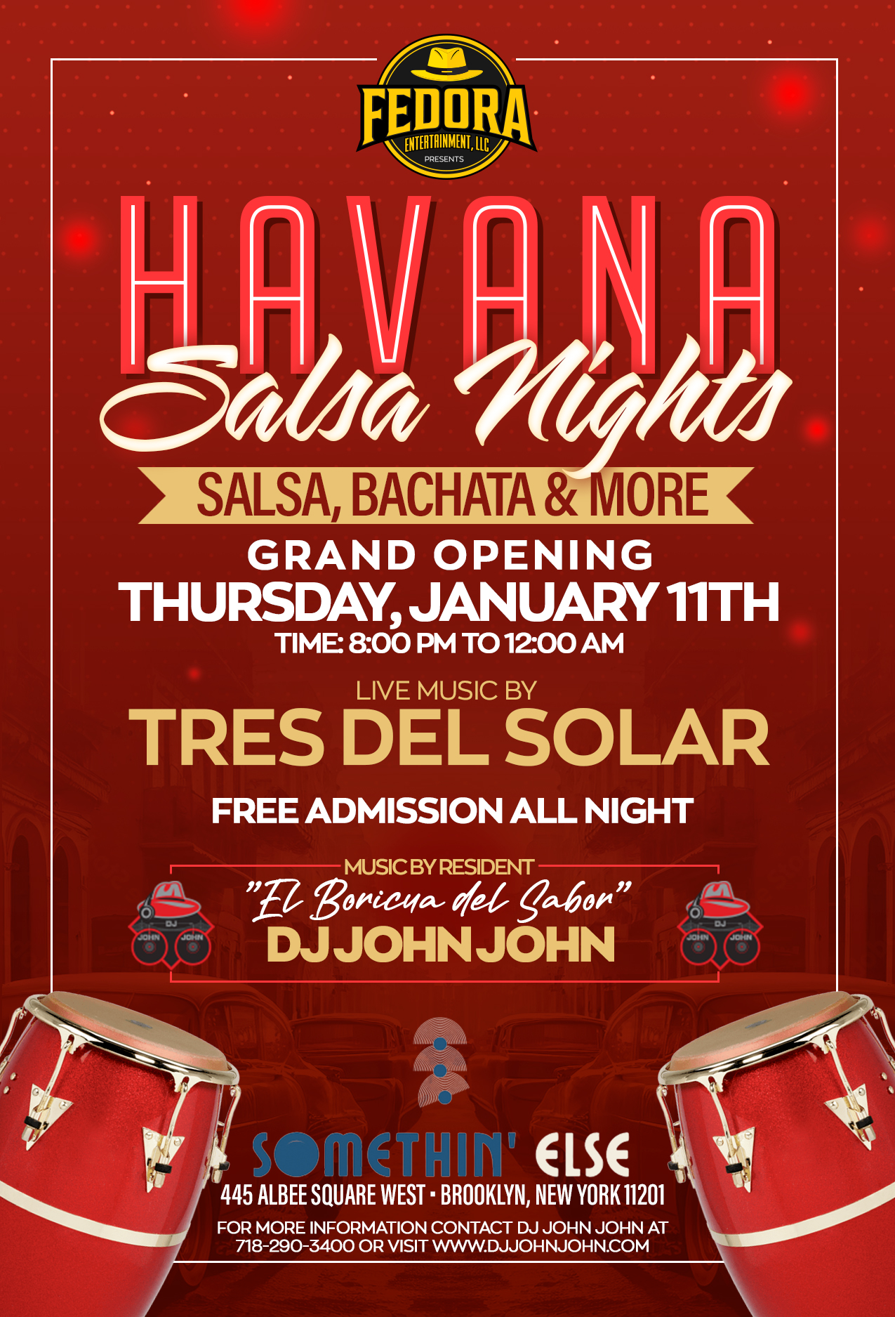 HAVANA Salsa Nights at Somethin' Else (GRAND OPENING 1 11)