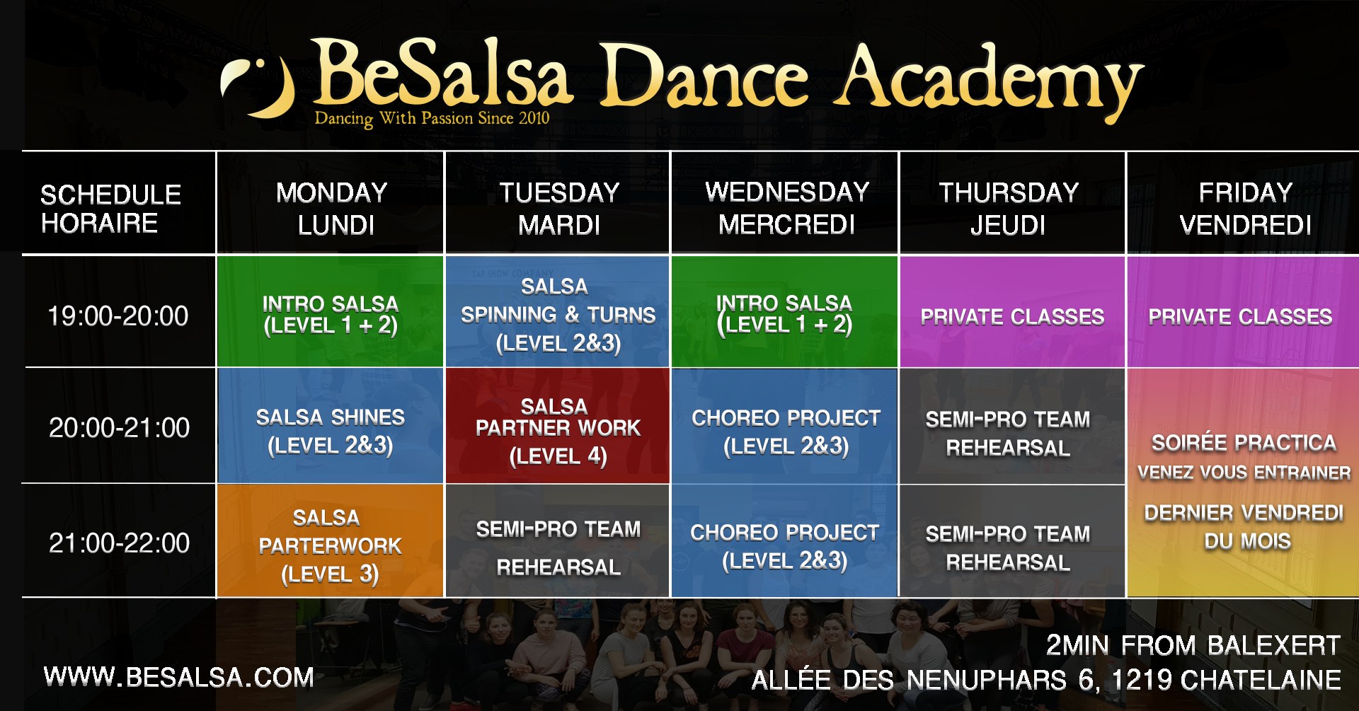 Salsa !!! Portes ouvertes - Open doors