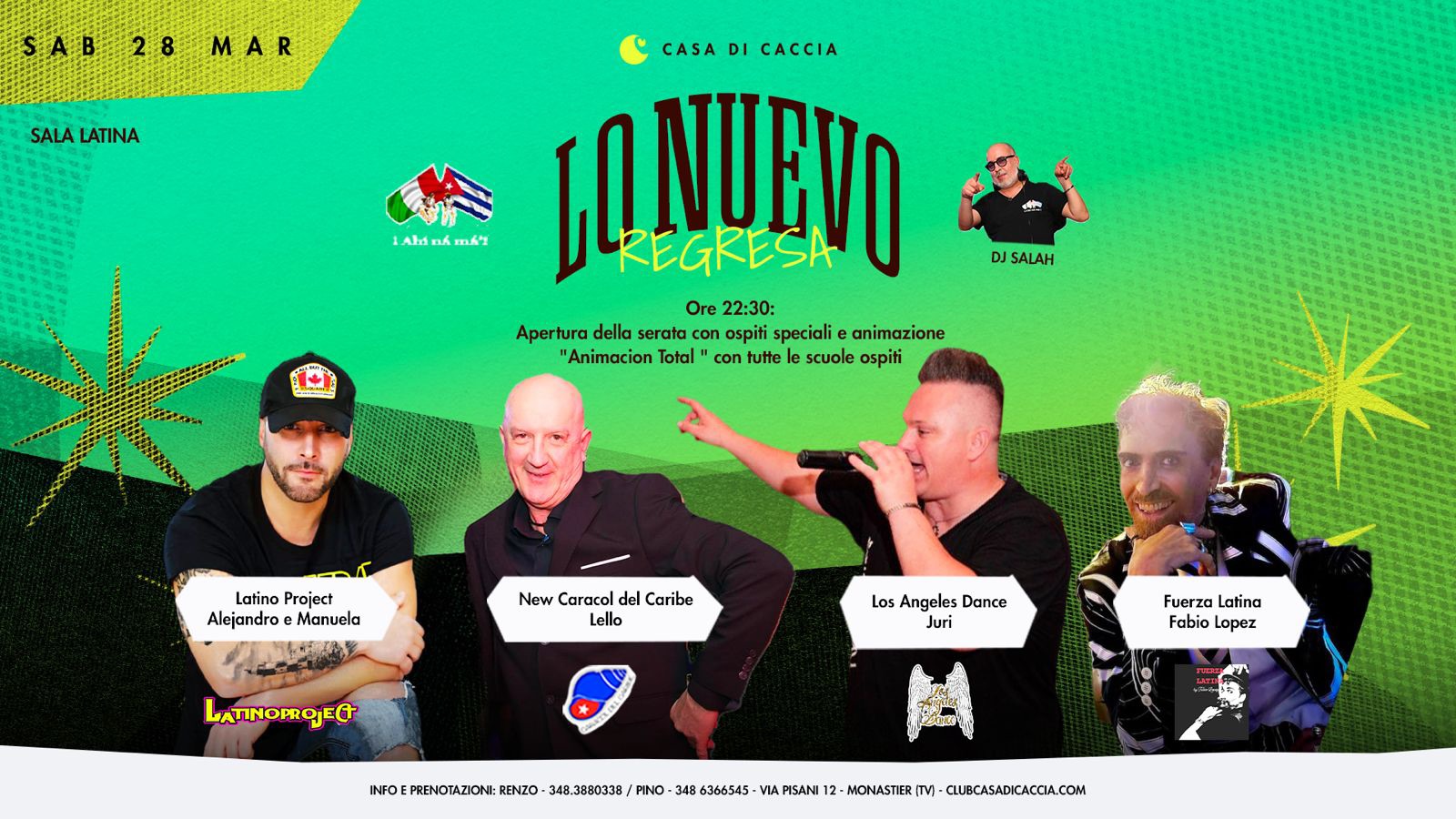 SABATO 28 MARZO_SALA LATINA