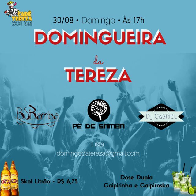 Domingueira da Tereza - Agora é tradição!