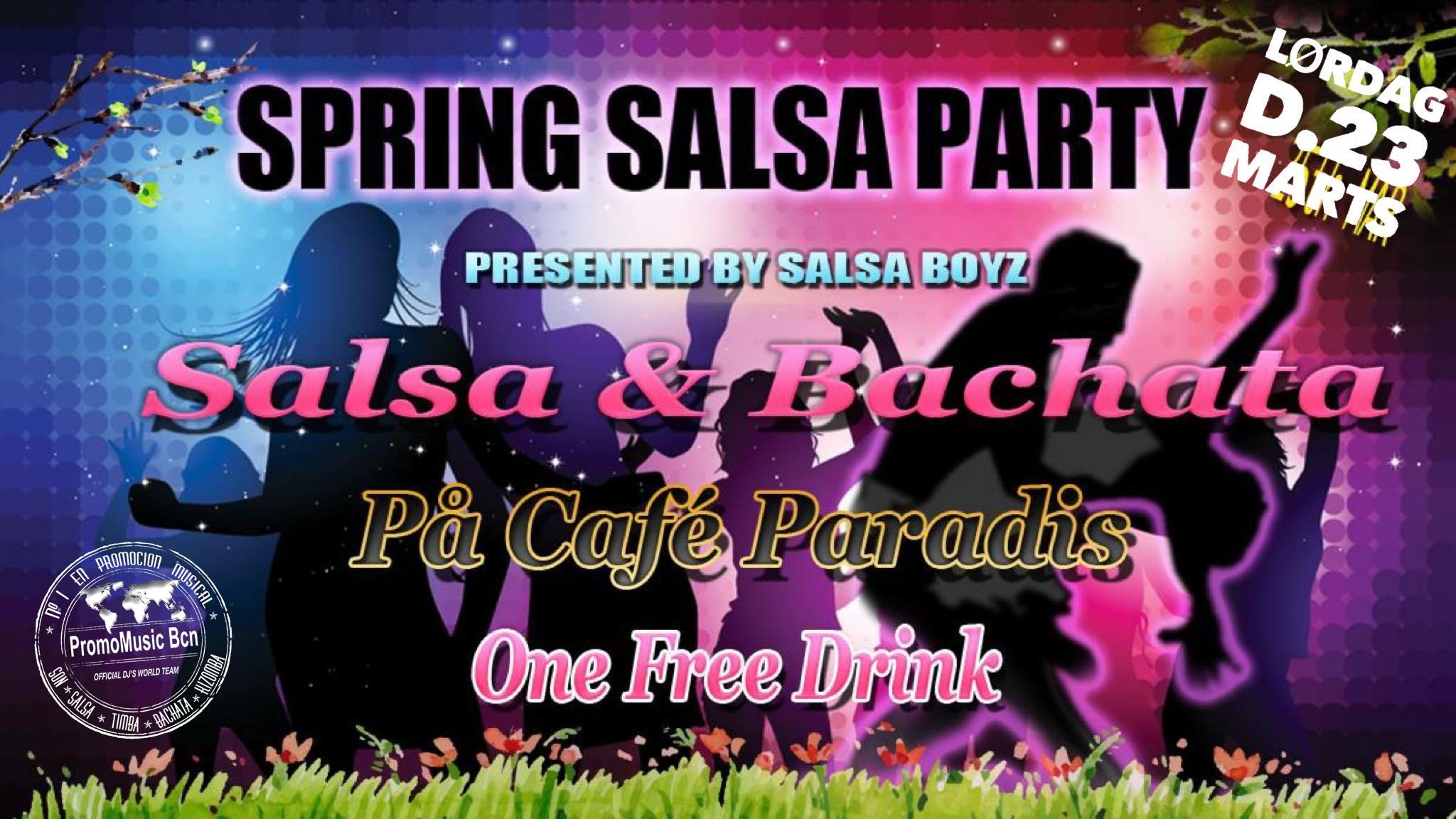 Spring Salsa & Bachata Party på Cafe Paradis