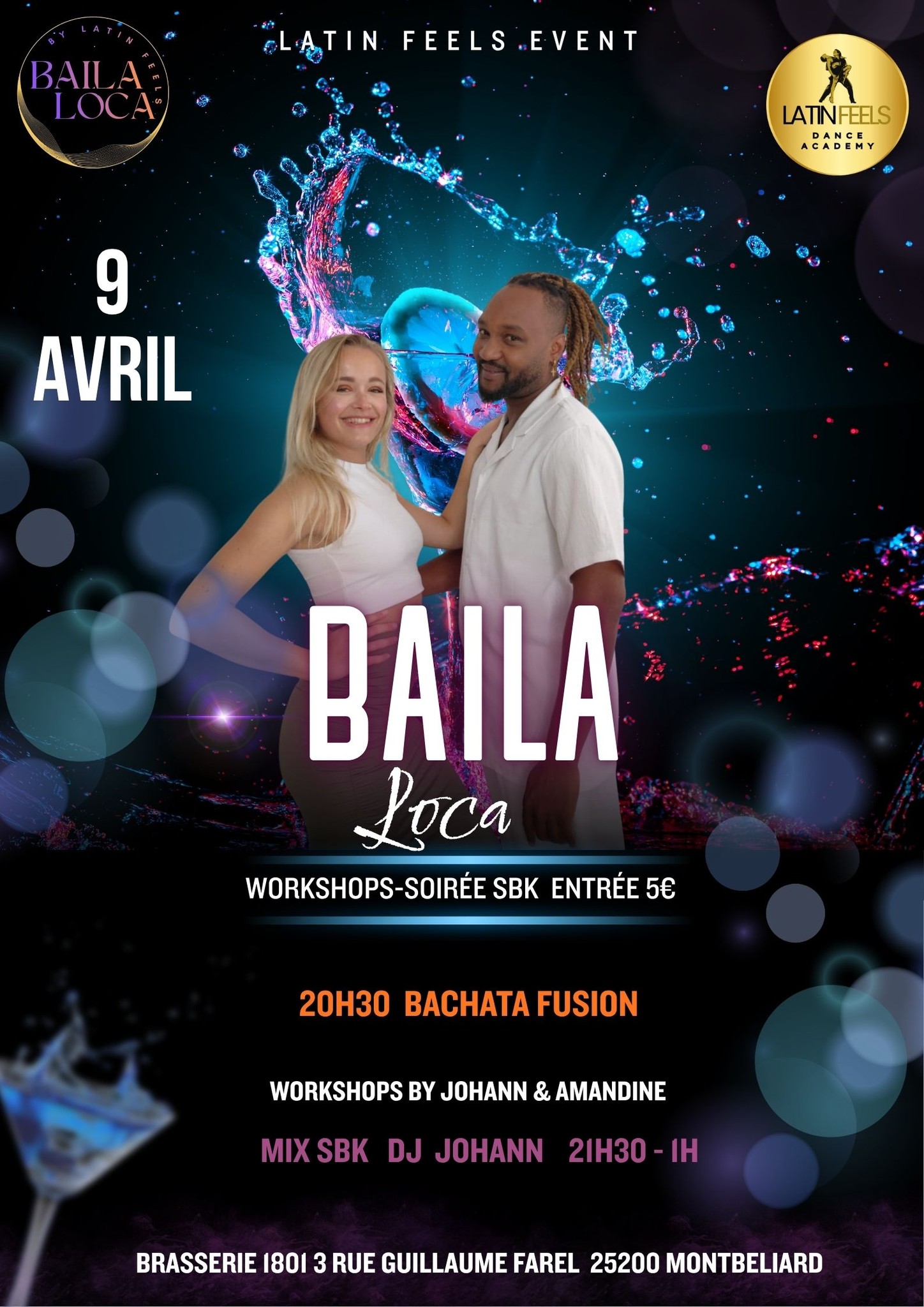 BAILA LOCA ( Cours- Soirée SBK)