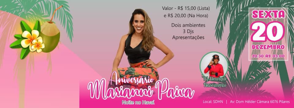 Baile de Aniversário Marianni Paiva