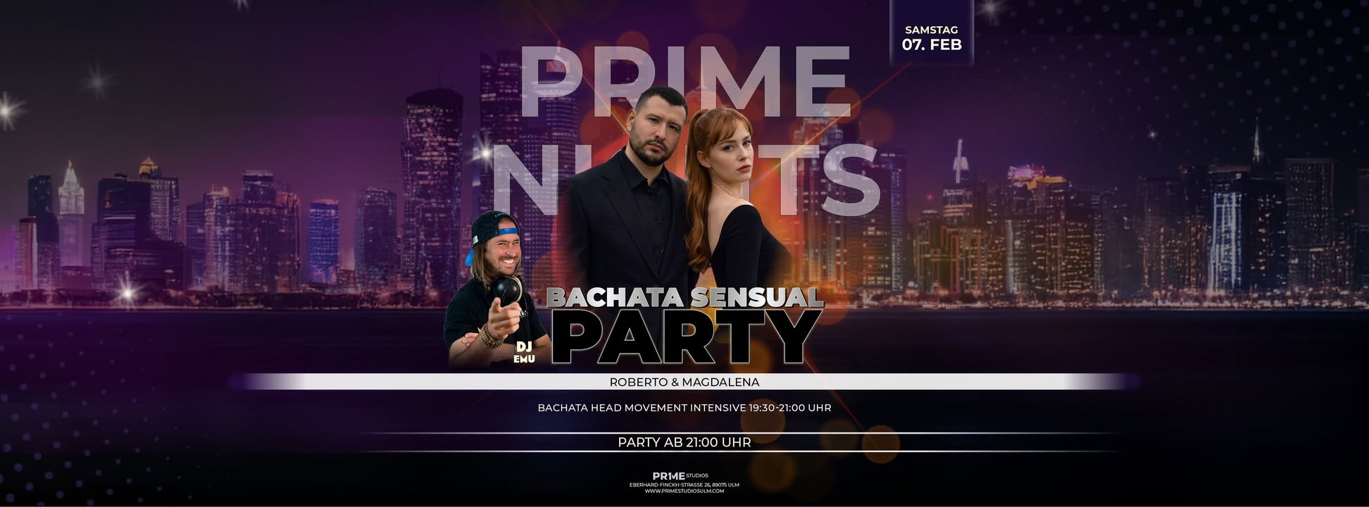 PRIME NIGHTS Bachata Party in Ulm