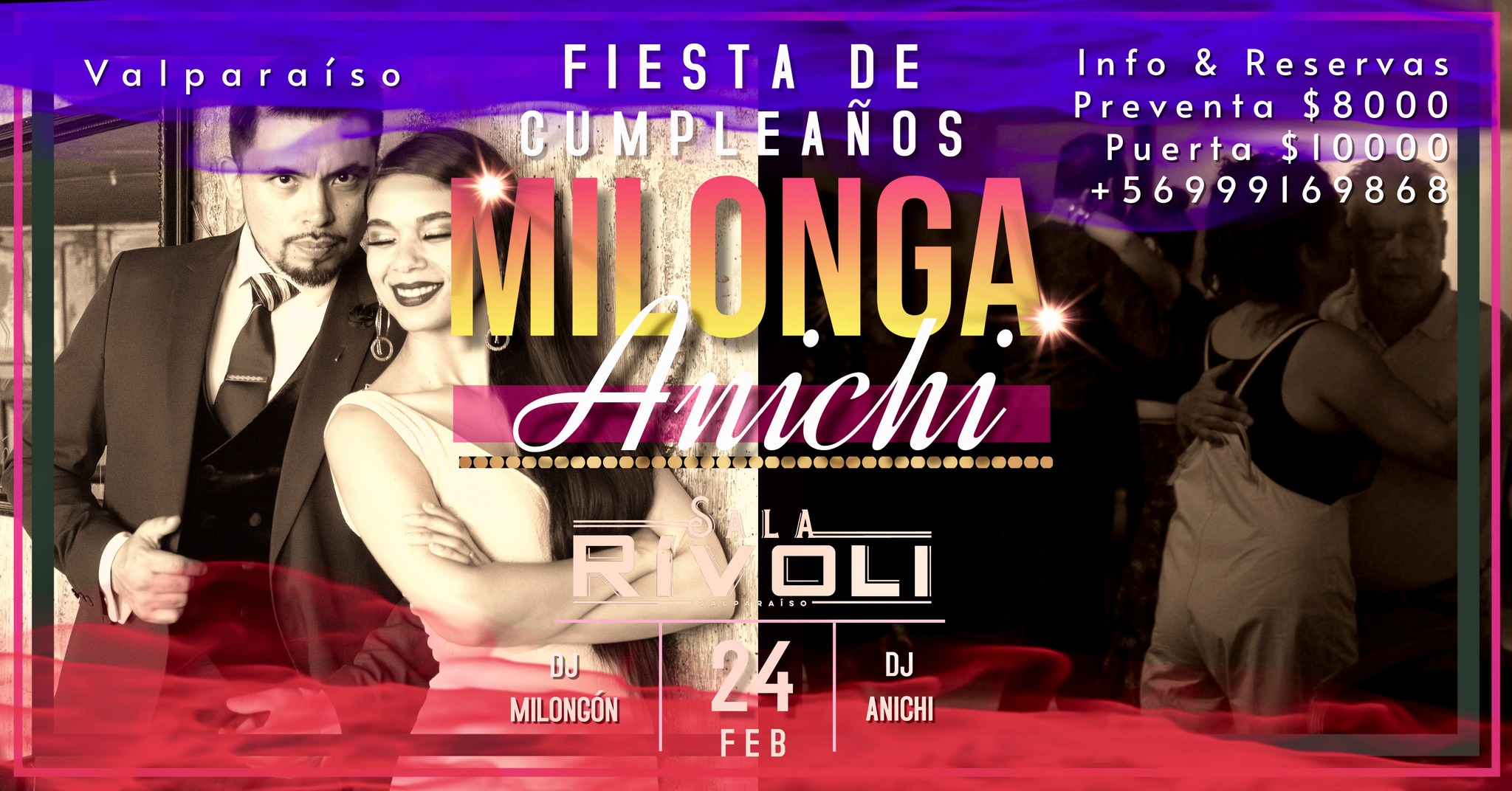 Gala de Tango Show con Anita Ponce & Julio Saavedra Cumpleaños Anichi