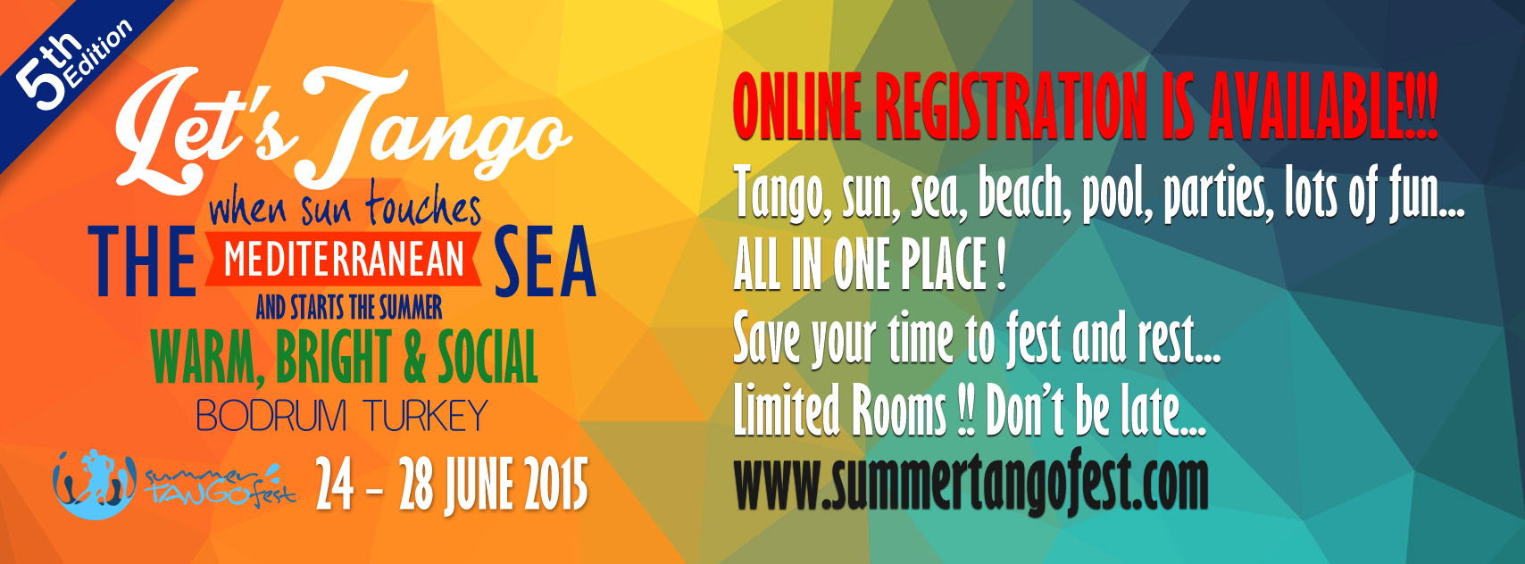 5th SummerTangoFest 24-28 June BODRUM
