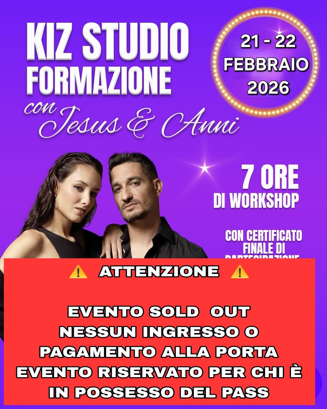 JESUS & ANNI - KIZ STUDIO e FORMAZIONE 3rd EDITION