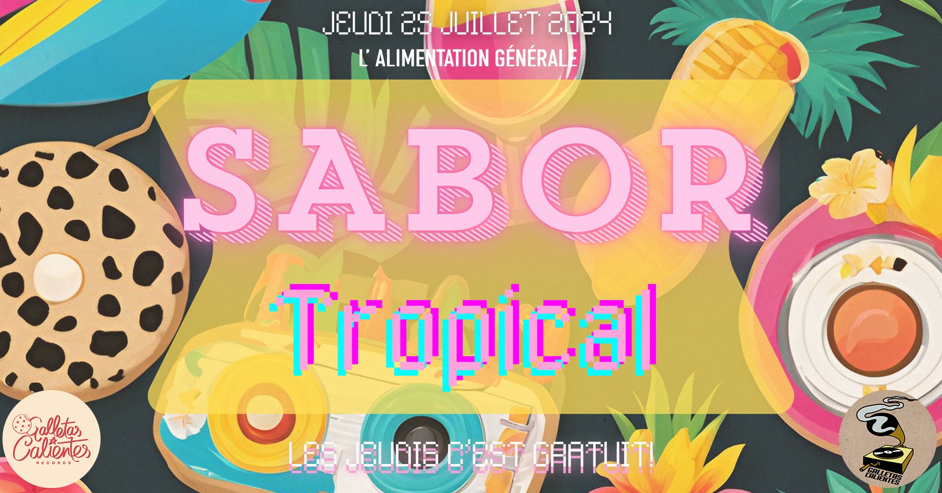 Sabor Tropical DJ Galletas Calientes & Julio Inti