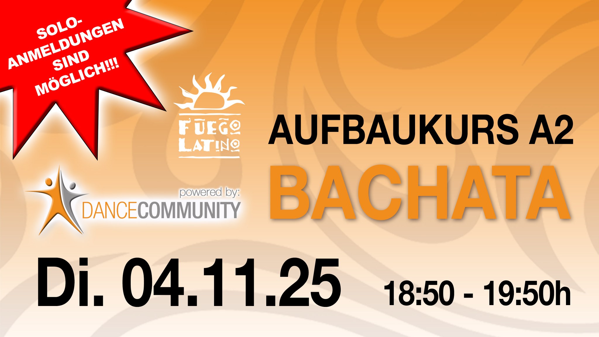 Bachata-Aufbaukurs A2 in Offenburg