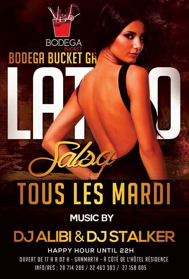 ZEBDA SANGRIA LATINO PARTY @ THE BODEGA BUCKET