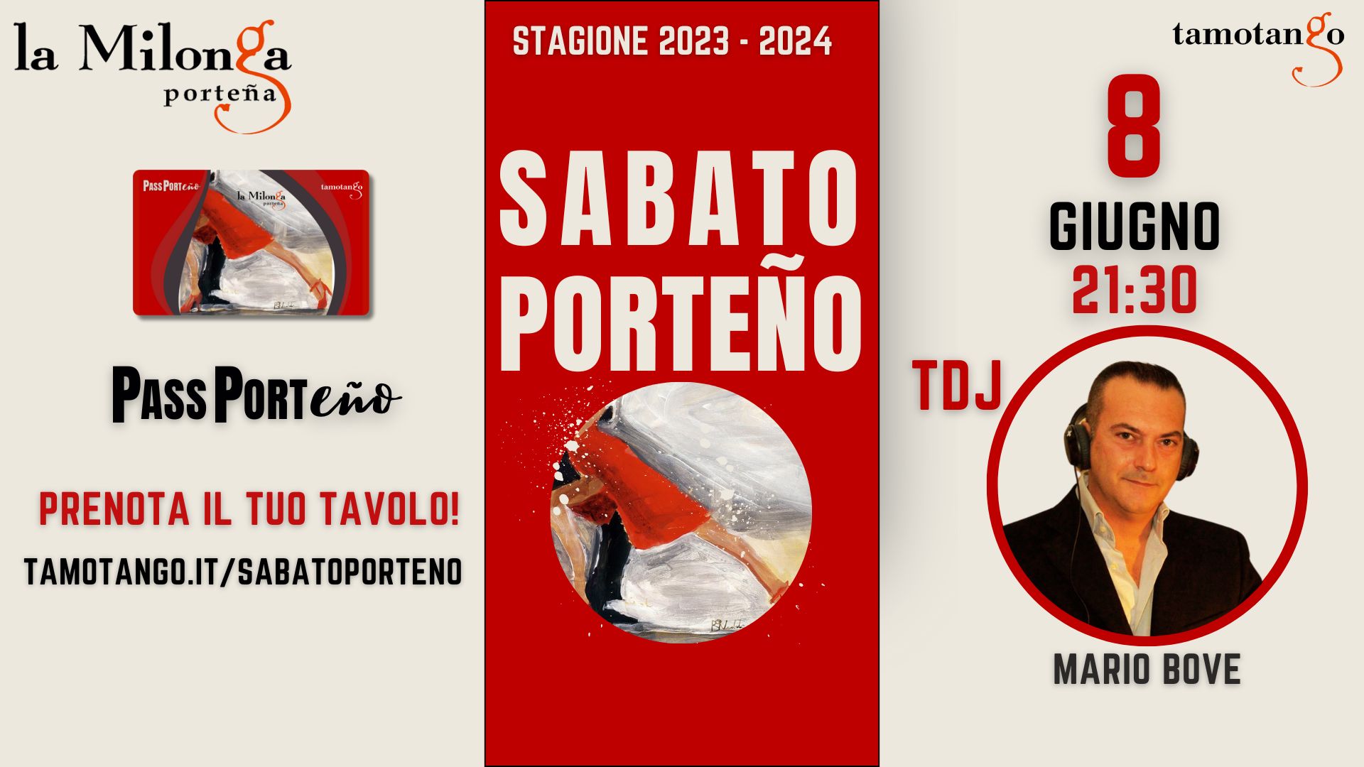 Sabato Porteño - TDJ Mario Bove