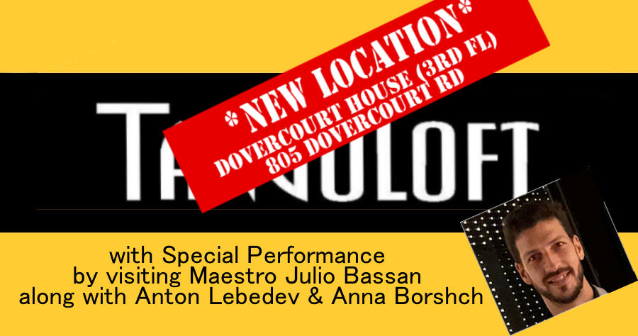 TangoLoft Milonga Saturday August 3, 2024
