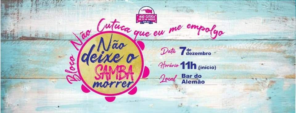 Festa “Não deixe o SAMBA morrer”