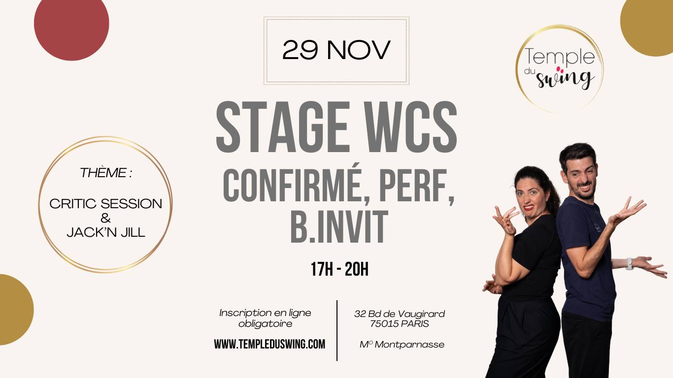 Stage de WCS "J&J et Critic session"