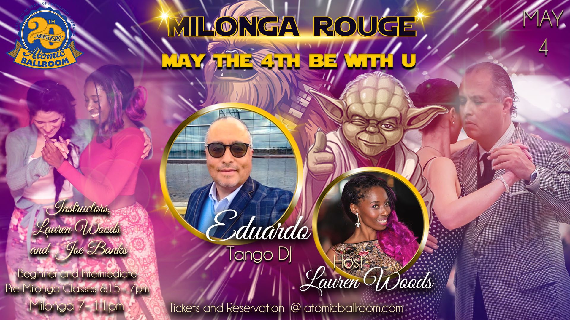 MAY THE 4TH BE WITH U!!! @ Milonga Rouge, OC