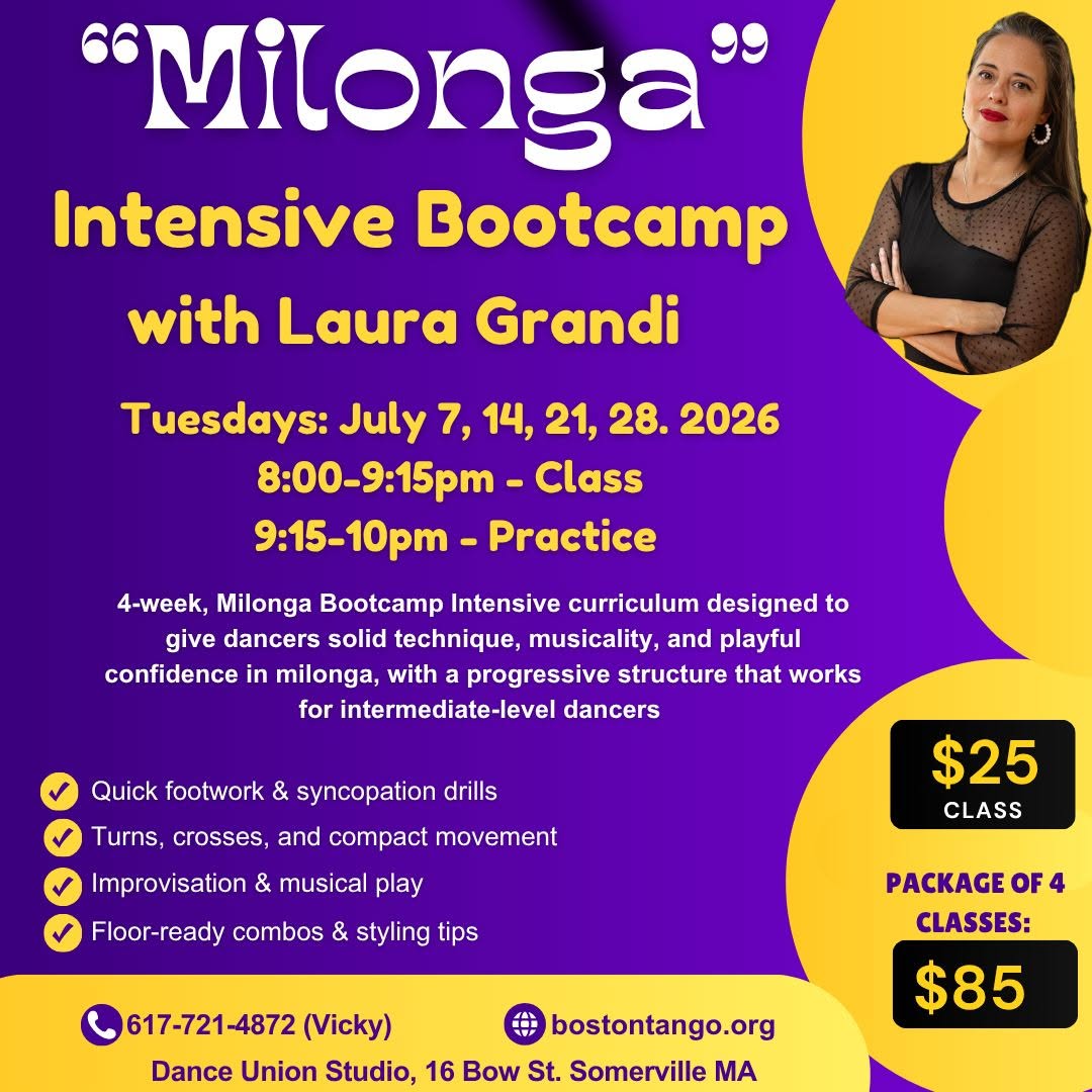 Intensive Milonga classes (4 classes)