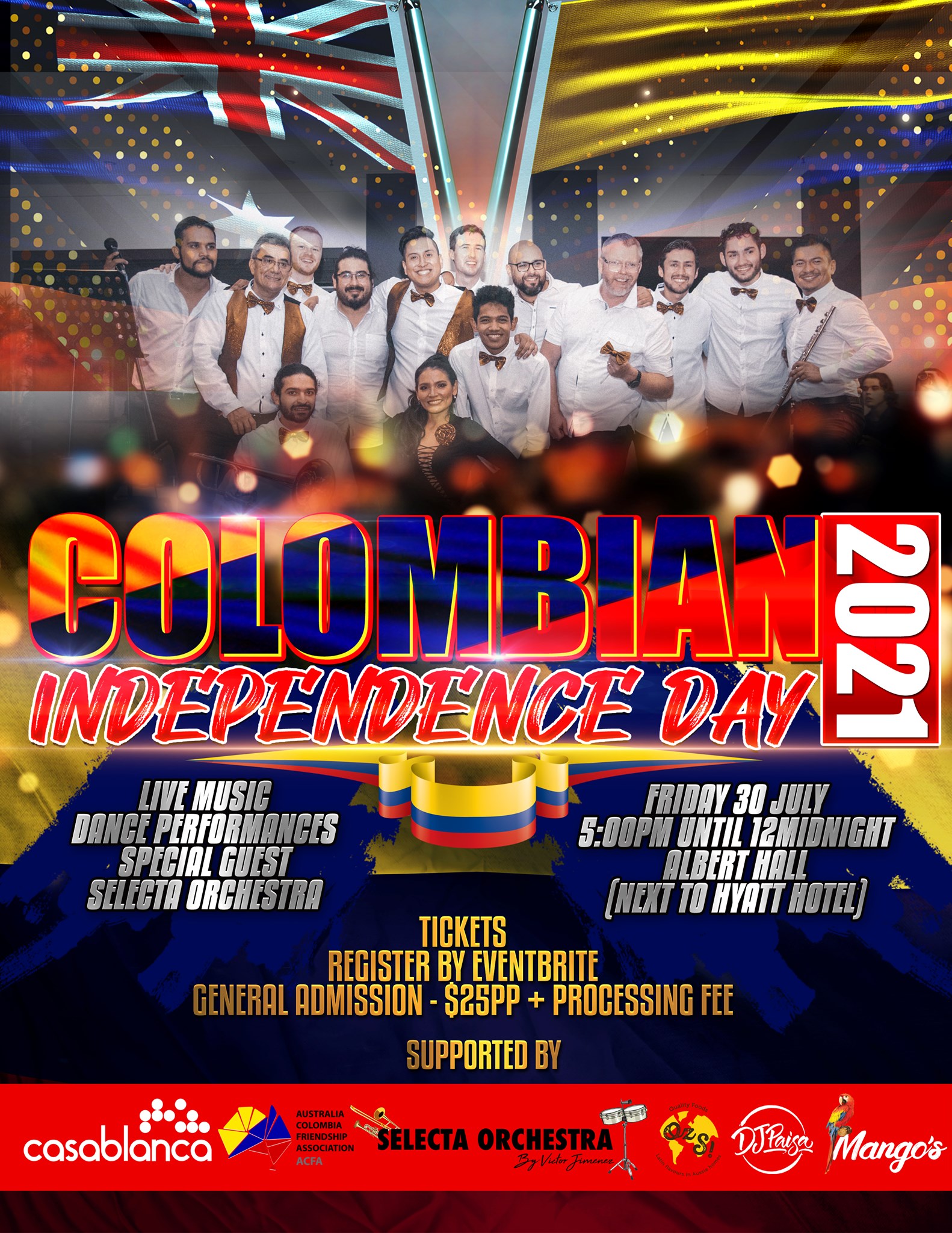 Colombian Independence Day 2021 (POSTPONED)