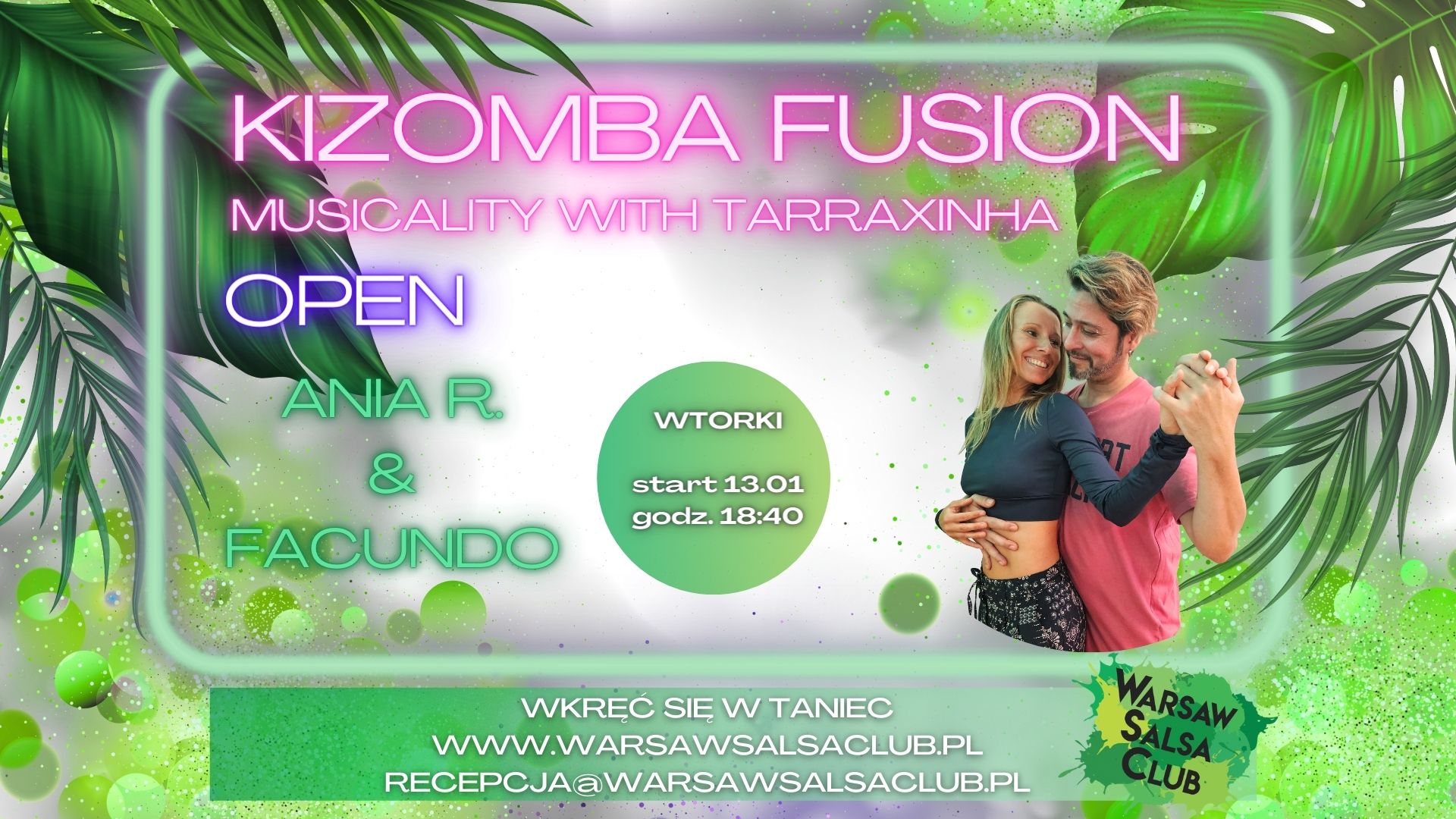 Kizomba Fusion - Musicality with Tarraxinha z Anią i Facundo
